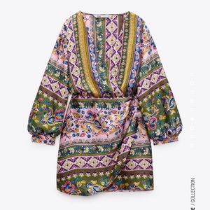 Zara Satin Dress new with tags!